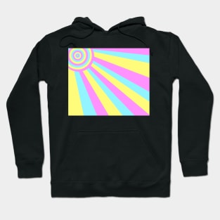 Retro pastel pattern Hoodie